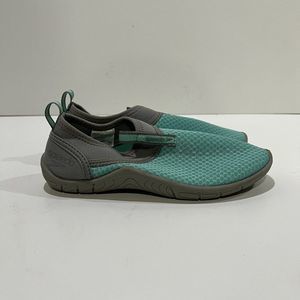 Speedo Womens Tidal Cruiser Teal Gray Slip On Low Top Water Shoes Size 5